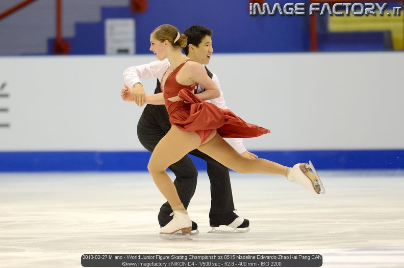 2013-02-27 Milano - World Junior Figure Skating Championships 0515 Madeline Edwards-Zhao Kai Pang CAN.jpg